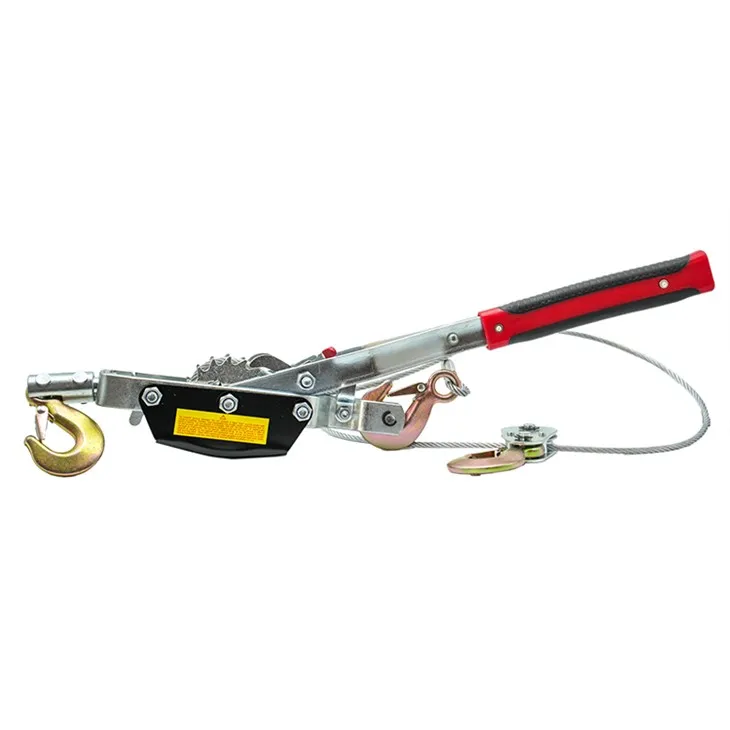 5T ručný sťahovák s jedným prevodom a tromi hákmi